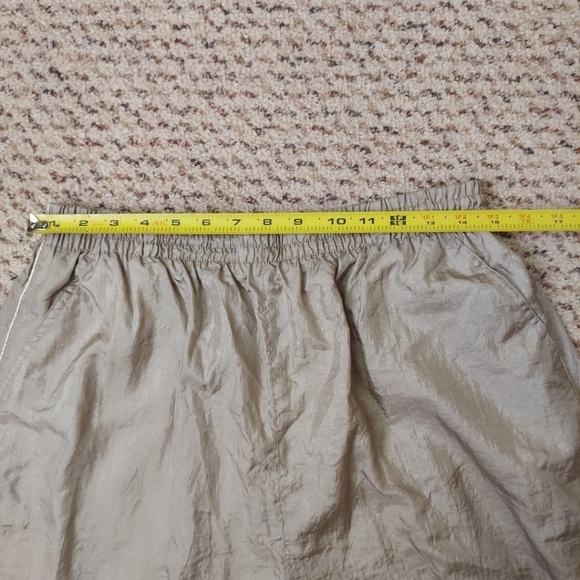 Cabin Creek Womens XL Pull On Pants Champaign Gold Windbreaker 80s 90s Athletic - Picture 7 of 13
